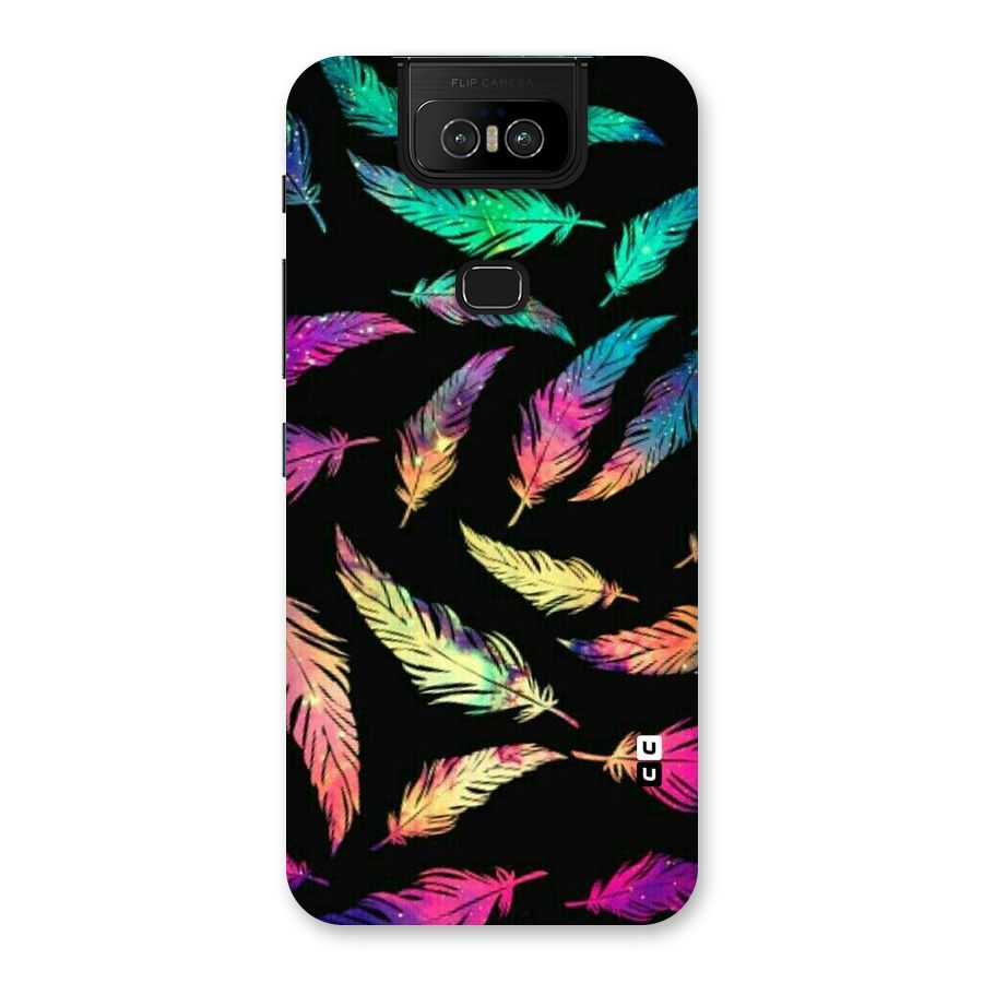 Bright Feathers Back Case for Zenfone 6z