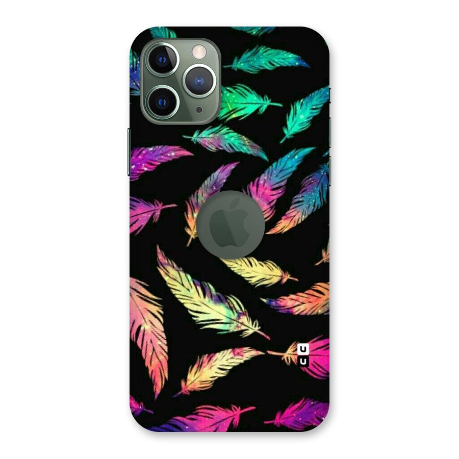 Bright Feathers Back Case for iPhone 11 Pro Logo  Cut