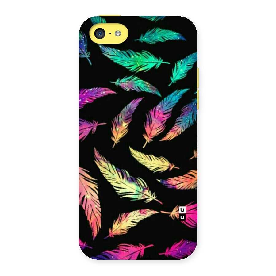 Bright Feathers Back Case for iPhone 5C
