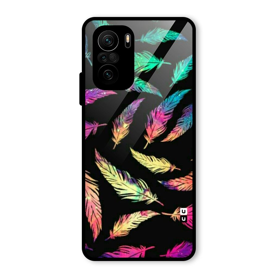 Bright Feathers Glass Back Case for Mi 11X Pro