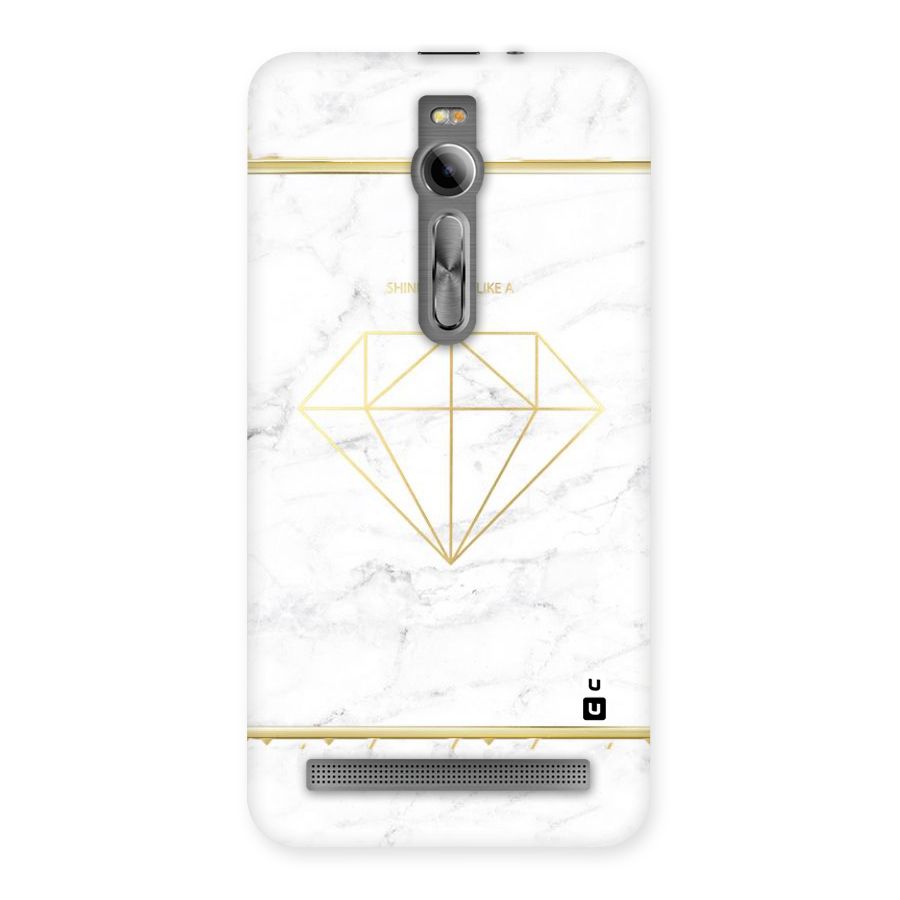 Bright Gold Diamond Back Case for Asus Zenfone 2