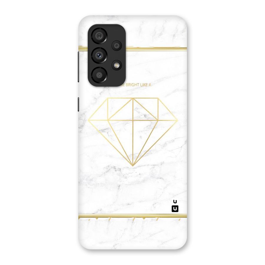 Bright Gold Diamond Back Case for Galaxy A33 5G