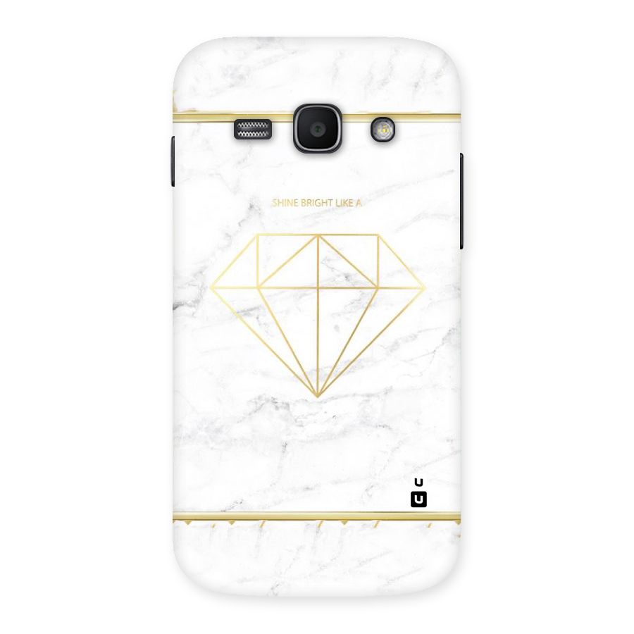 Bright Gold Diamond Back Case for Galaxy Ace 3