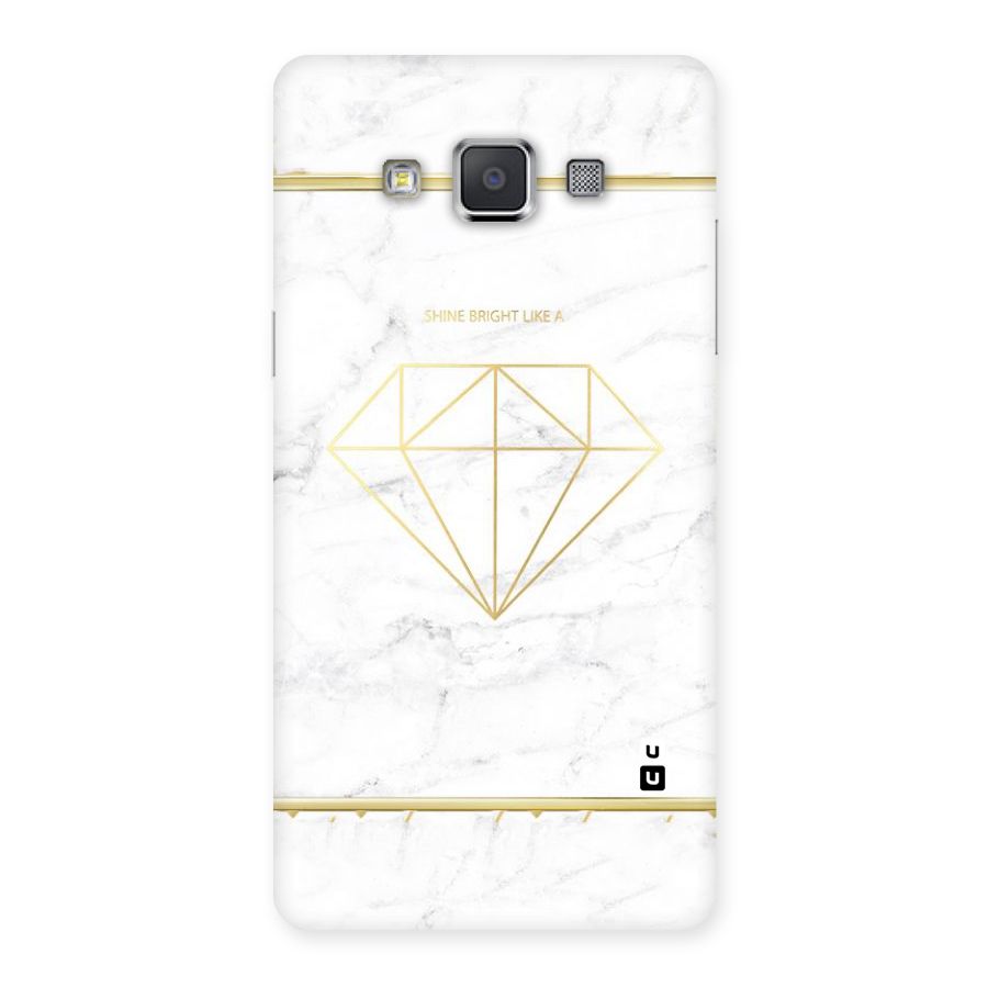 Bright Gold Diamond Back Case for Galaxy Grand 3