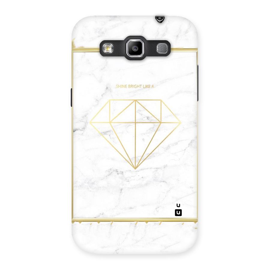 Bright Gold Diamond Back Case for Galaxy Grand Quattro