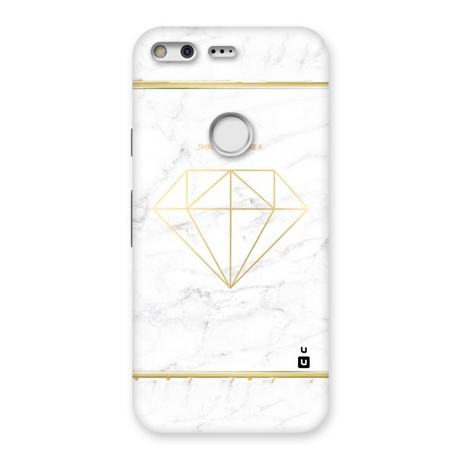 Bright Gold Diamond Back Case for Google Pixel