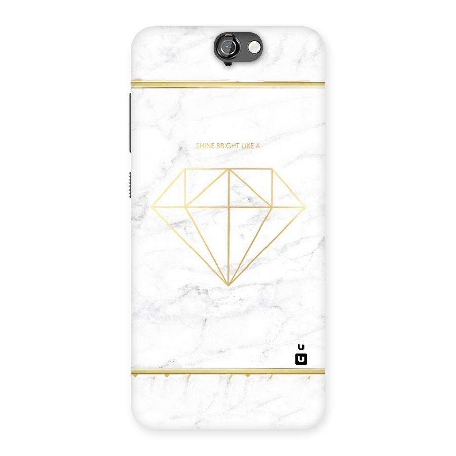 Bright Gold Diamond Back Case for HTC One A9