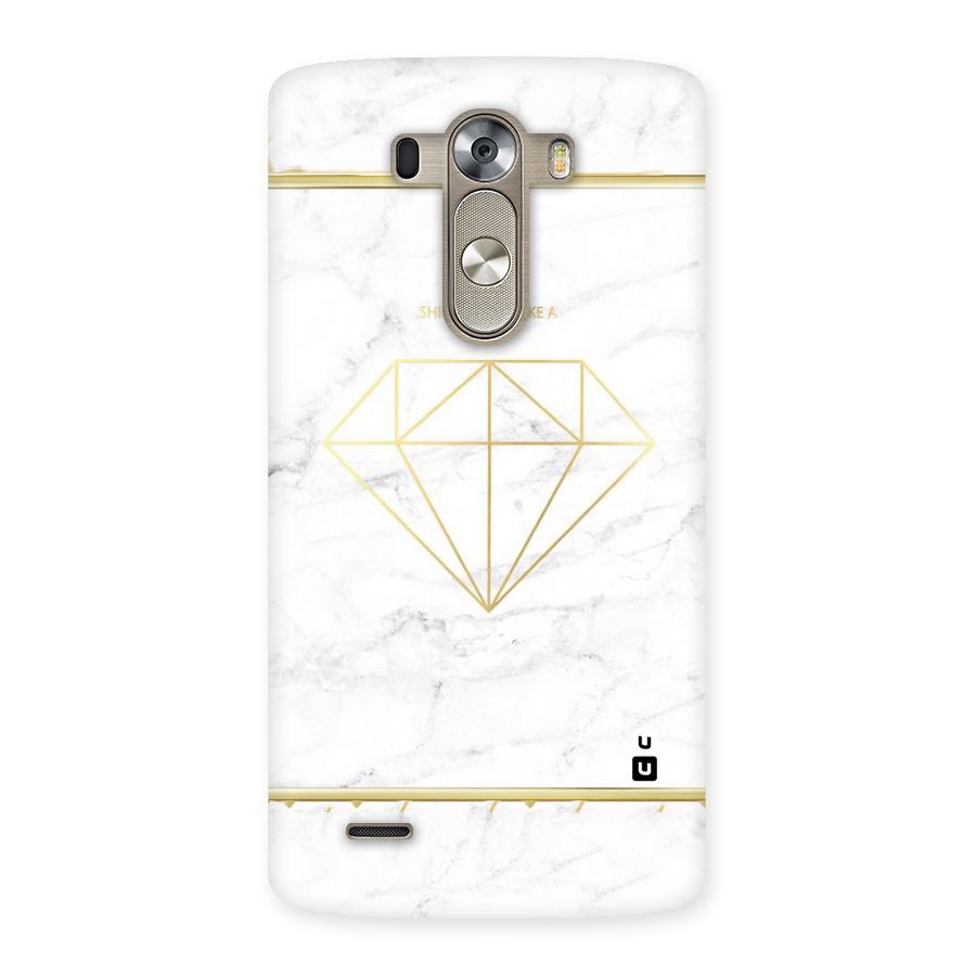 Bright Gold Diamond Back Case for LG G3