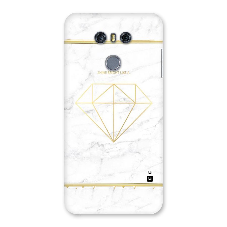Bright Gold Diamond Back Case for LG G6