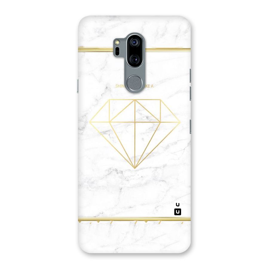 Bright Gold Diamond Back Case for LG G7