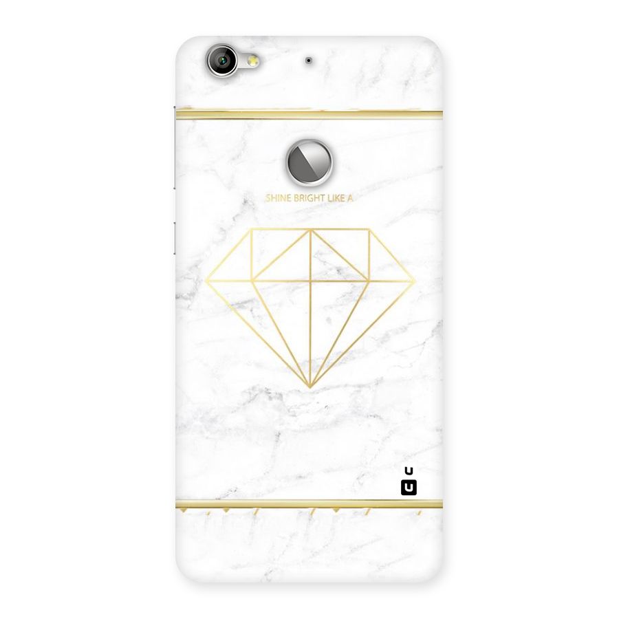 Bright Gold Diamond Back Case for LeTV Le 1s