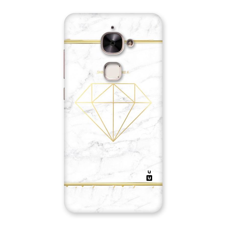 Bright Gold Diamond Back Case for Le 2
