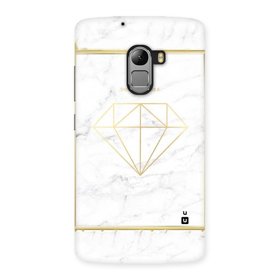 Bright Gold Diamond Back Case for Lenovo K4 Note
