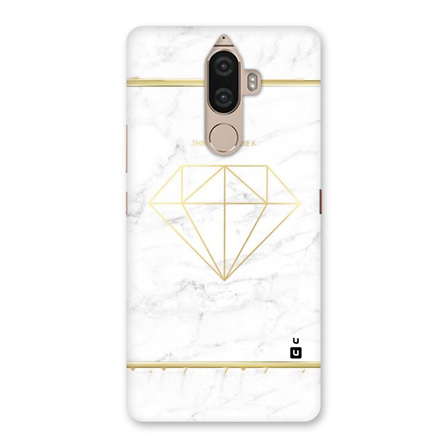 Bright Gold Diamond Back Case for Lenovo K8 Note