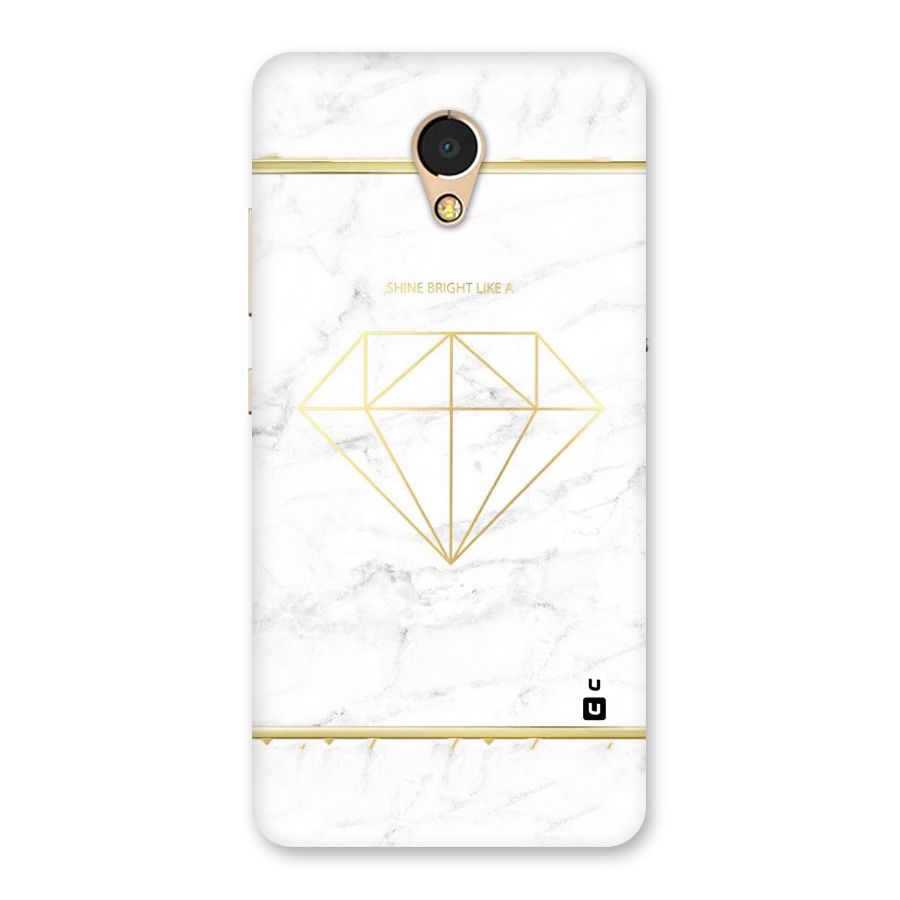 Bright Gold Diamond Back Case for Lenovo P2