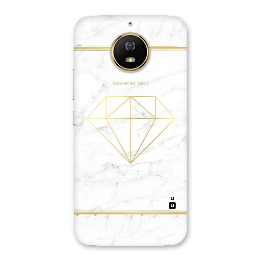 Bright Gold Diamond Back Case for Moto G5s