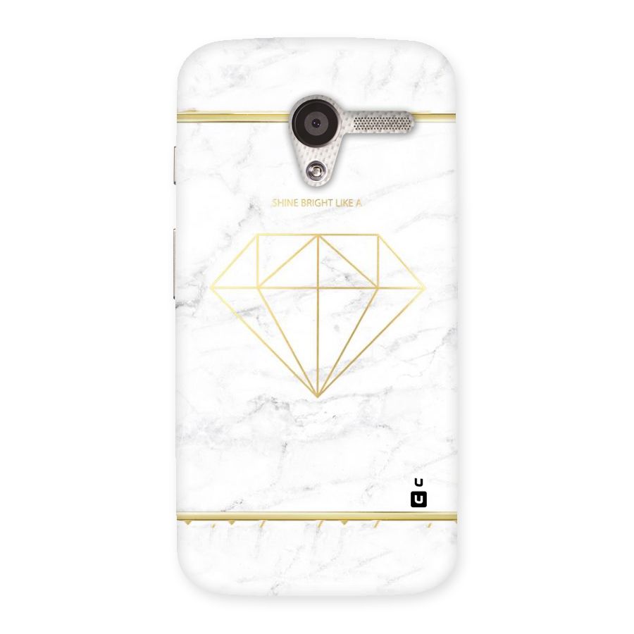 Bright Gold Diamond Back Case for Moto X