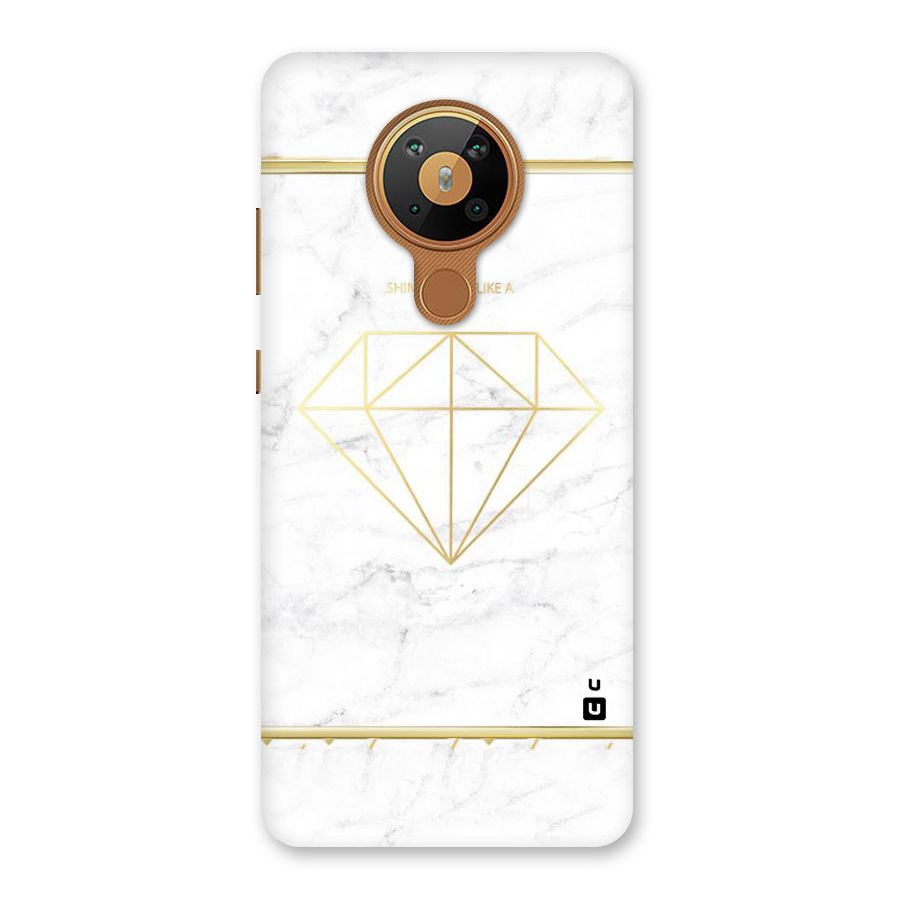 Bright Gold Diamond Back Case for Nokia 5.3