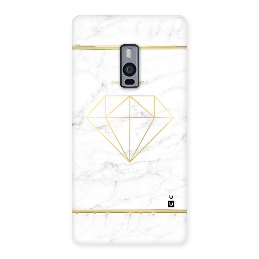 Bright Gold Diamond Back Case for OnePlus Two