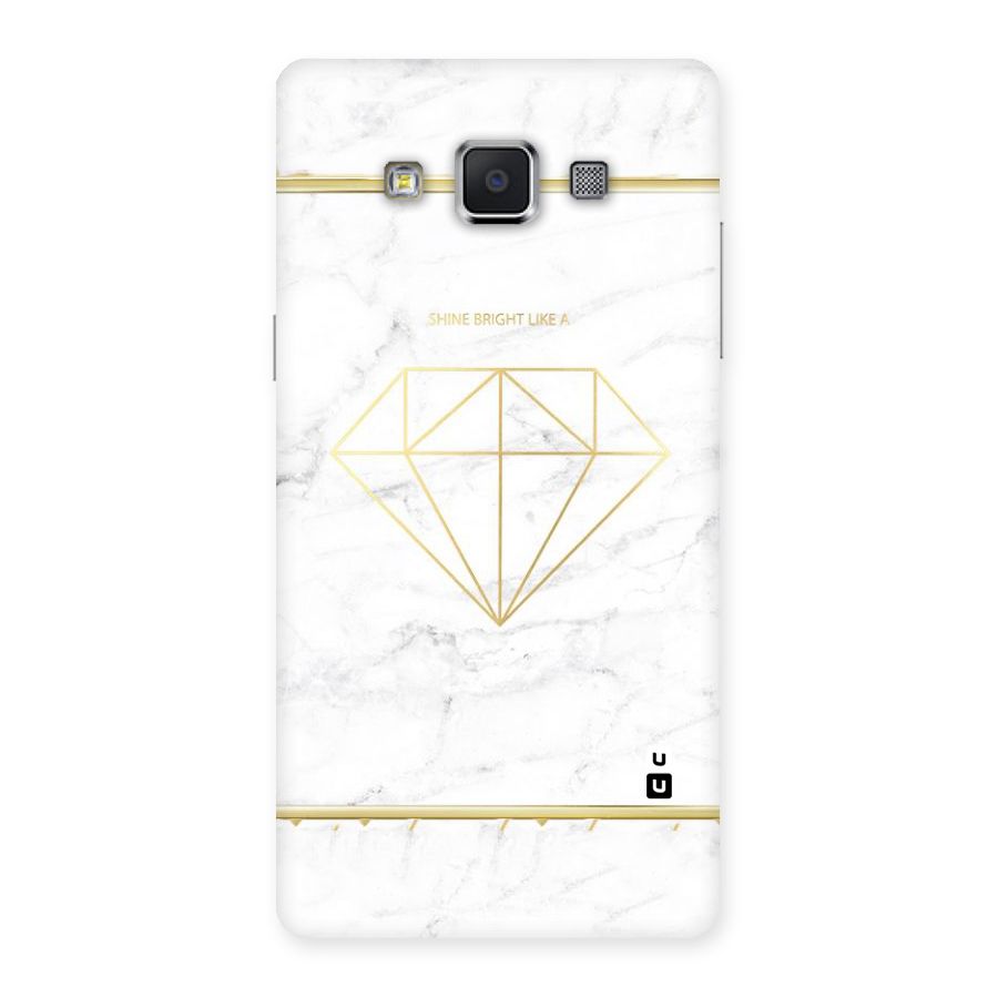 Bright Gold Diamond Back Case for Samsung Galaxy A5