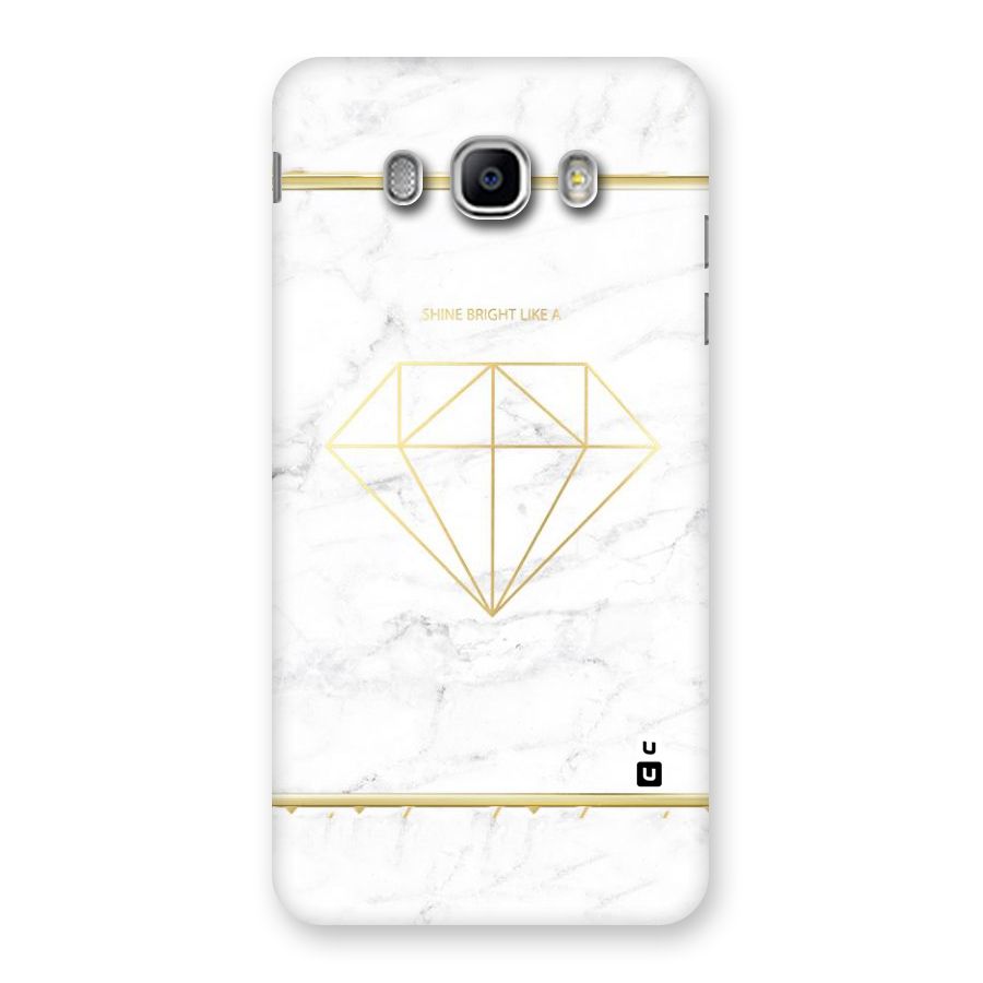 Bright Gold Diamond Back Case for Samsung Galaxy J5 2016