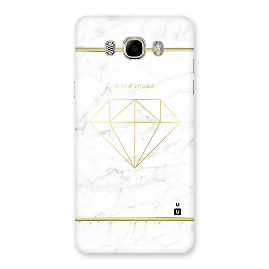 Bright Gold Diamond Back Case for Samsung Galaxy J7 2016