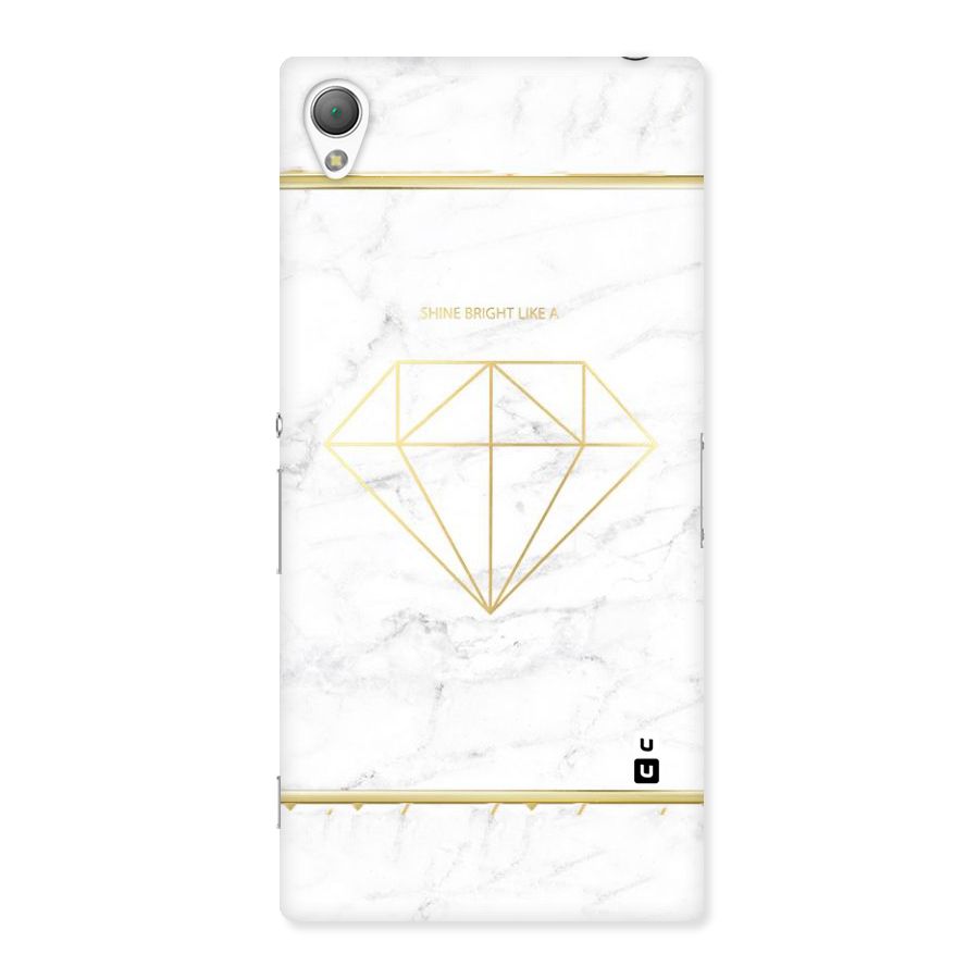 Bright Gold Diamond Back Case for Sony Xperia Z3