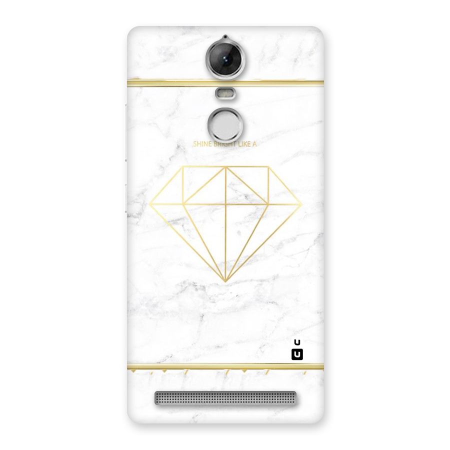 Bright Gold Diamond Back Case for Vibe K5 Note