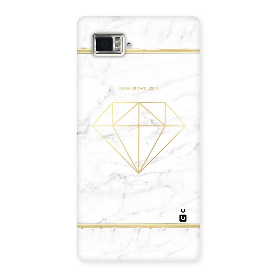 Bright Gold Diamond Back Case for Vibe Z2 Pro K920
