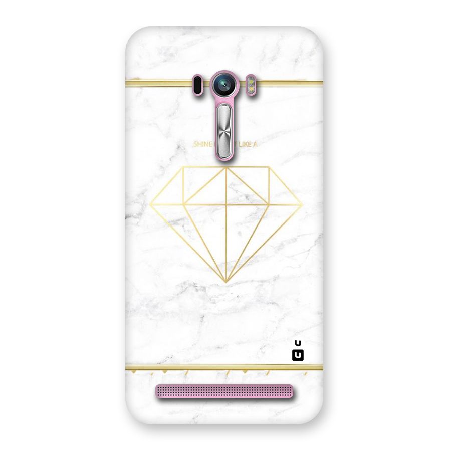 Bright Gold Diamond Back Case for Zenfone Selfie