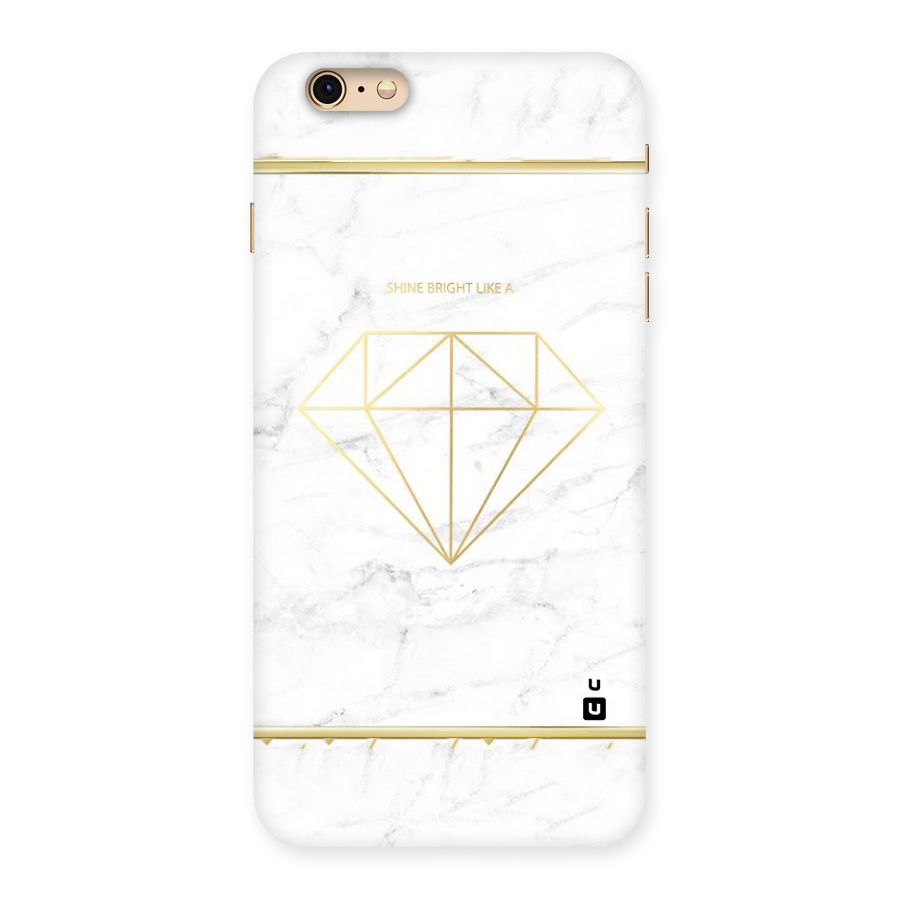 Bright Gold Diamond Back Case for iPhone 6 Plus 6S Plus
