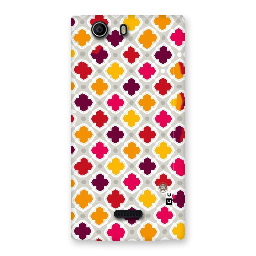 Bright Pattern Back Case for Canvas Nitro 2 E311