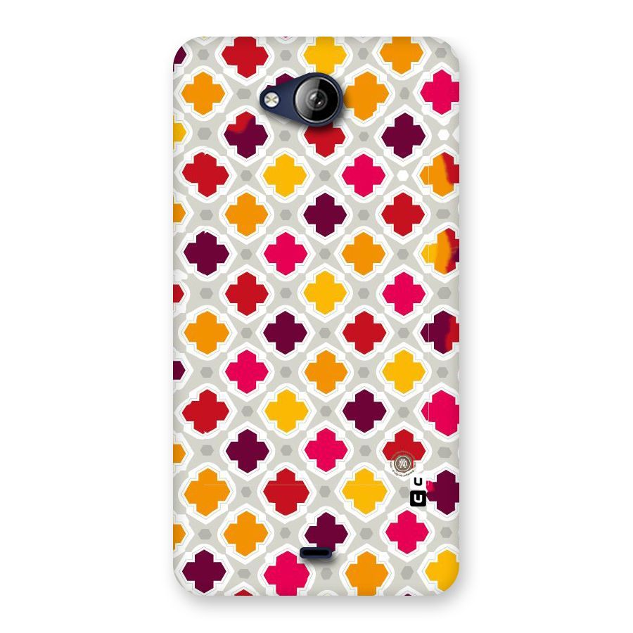 Bright Pattern Back Case for Canvas Play Q355