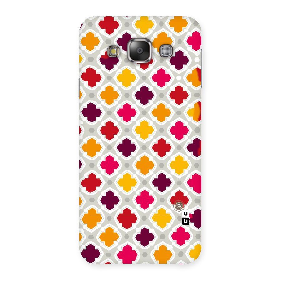 Bright Pattern Back Case for Galaxy E7