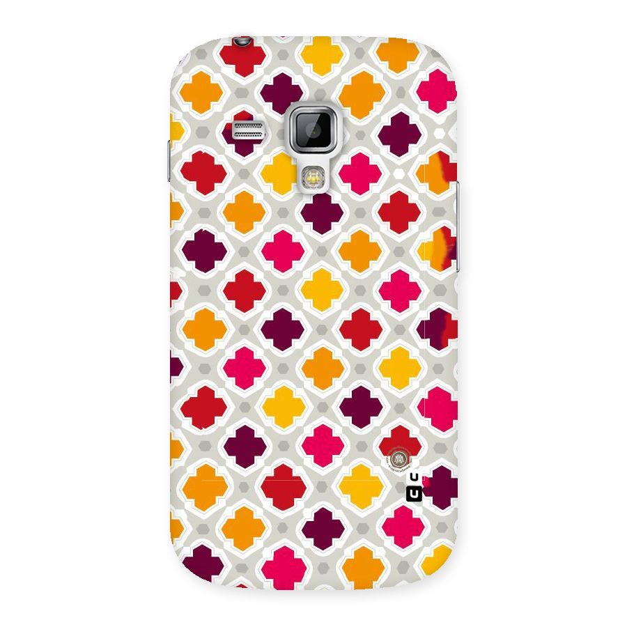 Bright Pattern Back Case for Galaxy S Duos