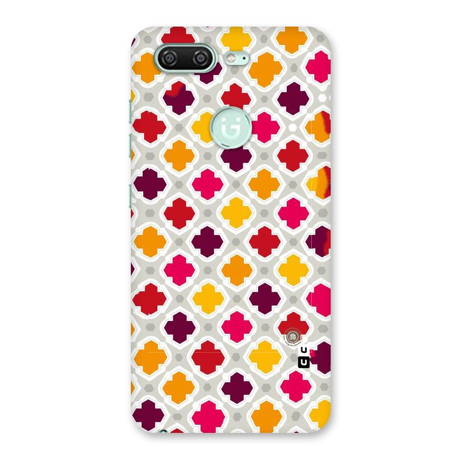 Bright Pattern Back Case for Gionee S10