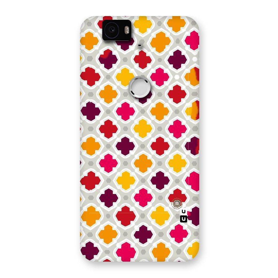 Bright Pattern Back Case for Google Nexus-6P