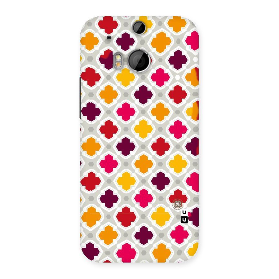 Bright Pattern Back Case for HTC One M8