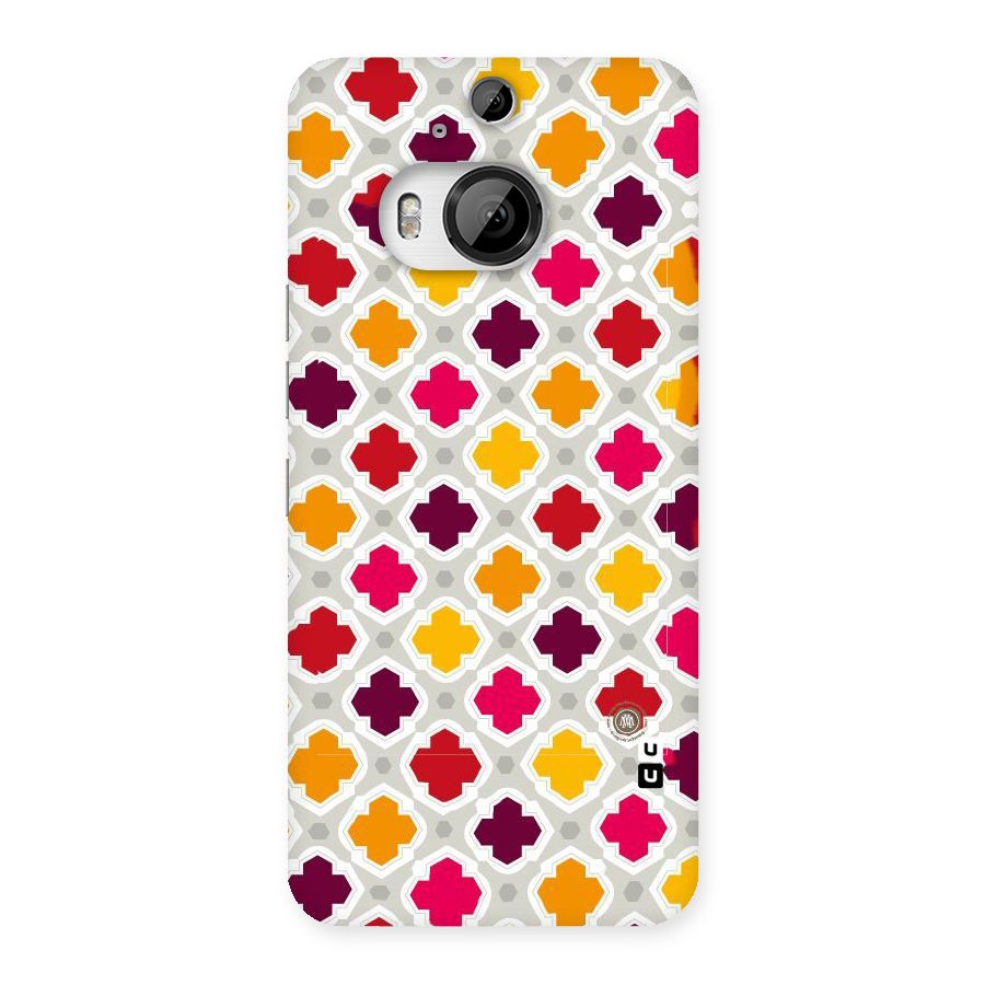 Bright Pattern Back Case for HTC One M9 Plus