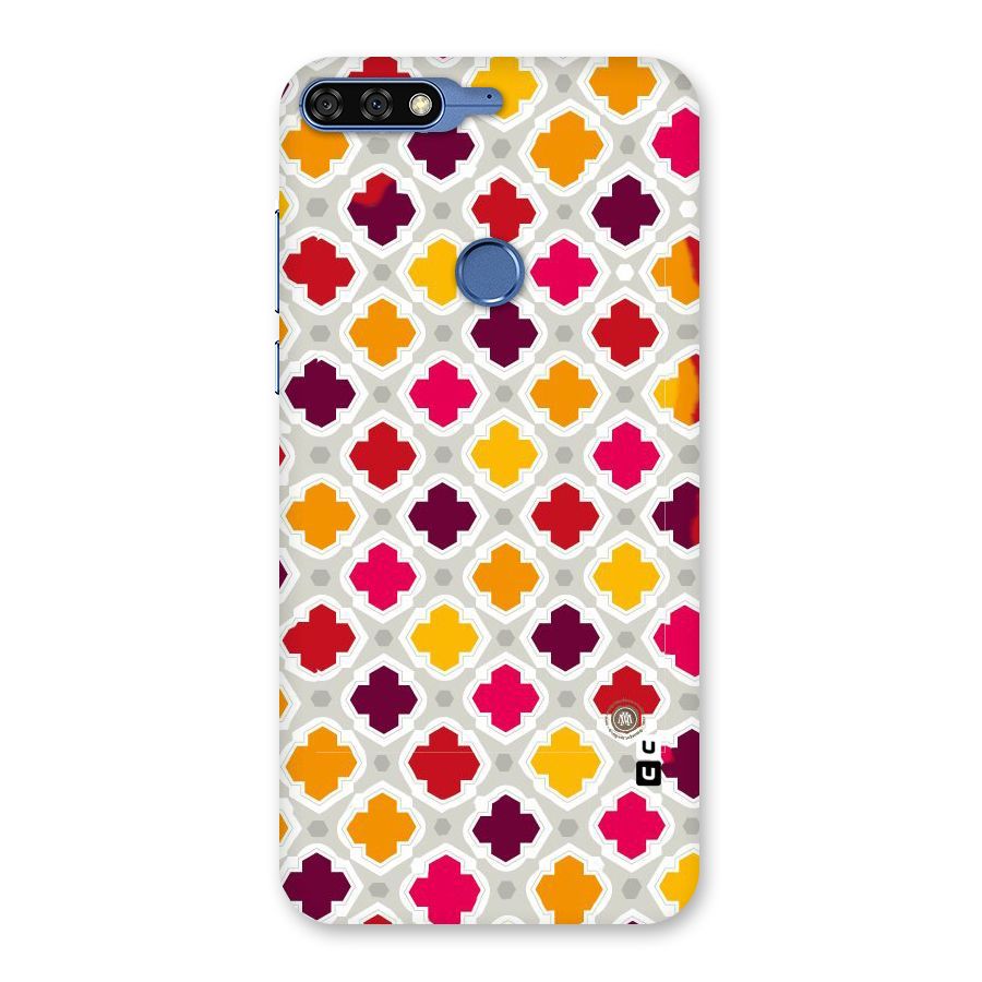 Bright Pattern Back Case for Honor 7C