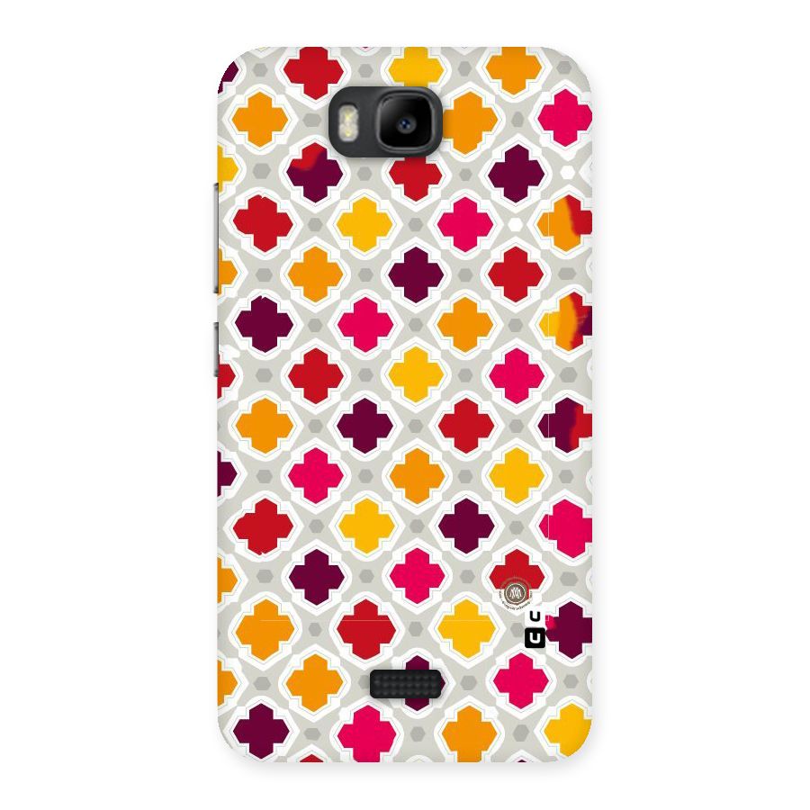 Bright Pattern Back Case for Honor Bee