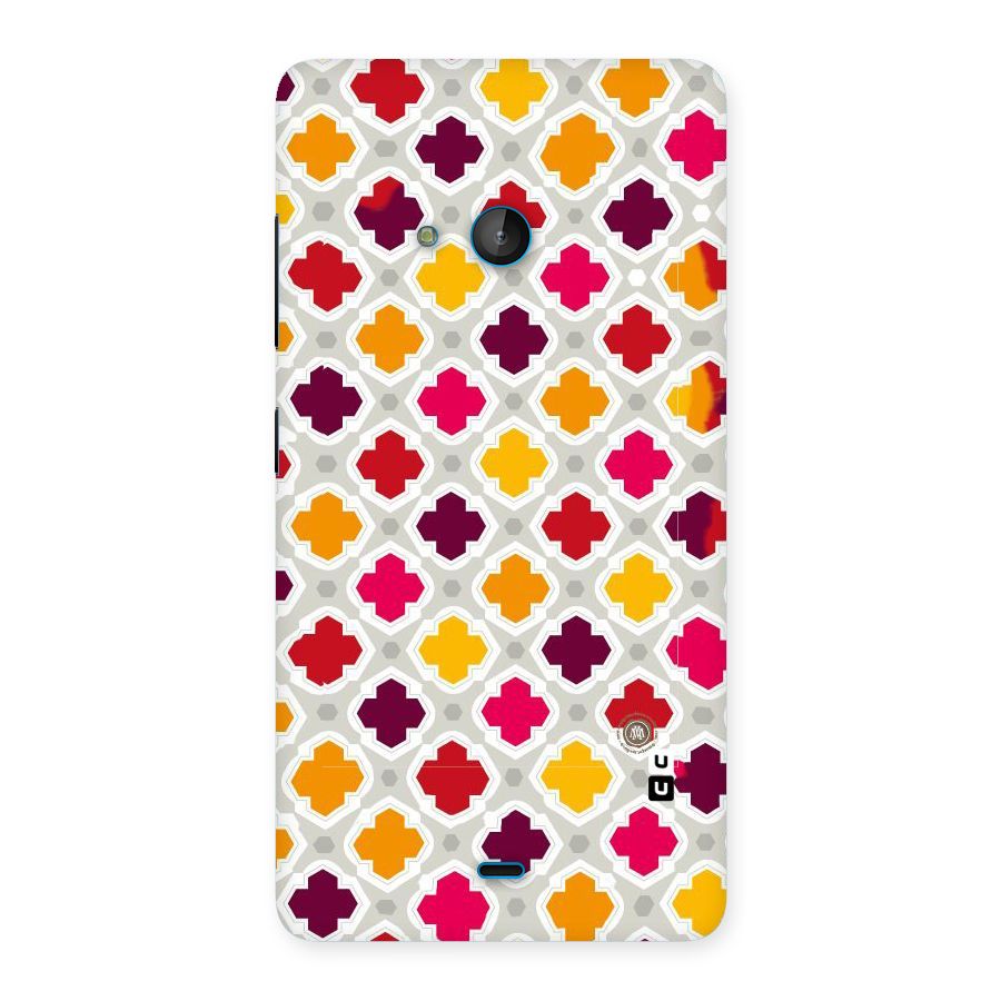 Bright Pattern Back Case for Lumia 540