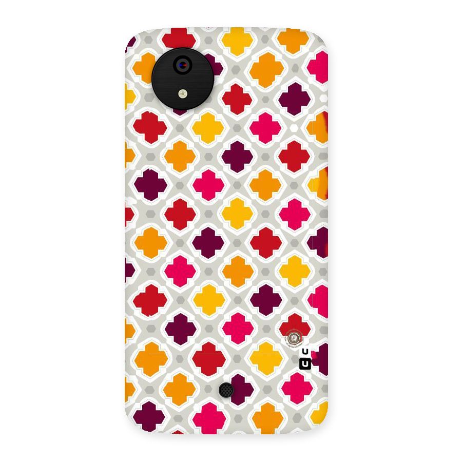 Bright Pattern Back Case for Micromax Canvas A1