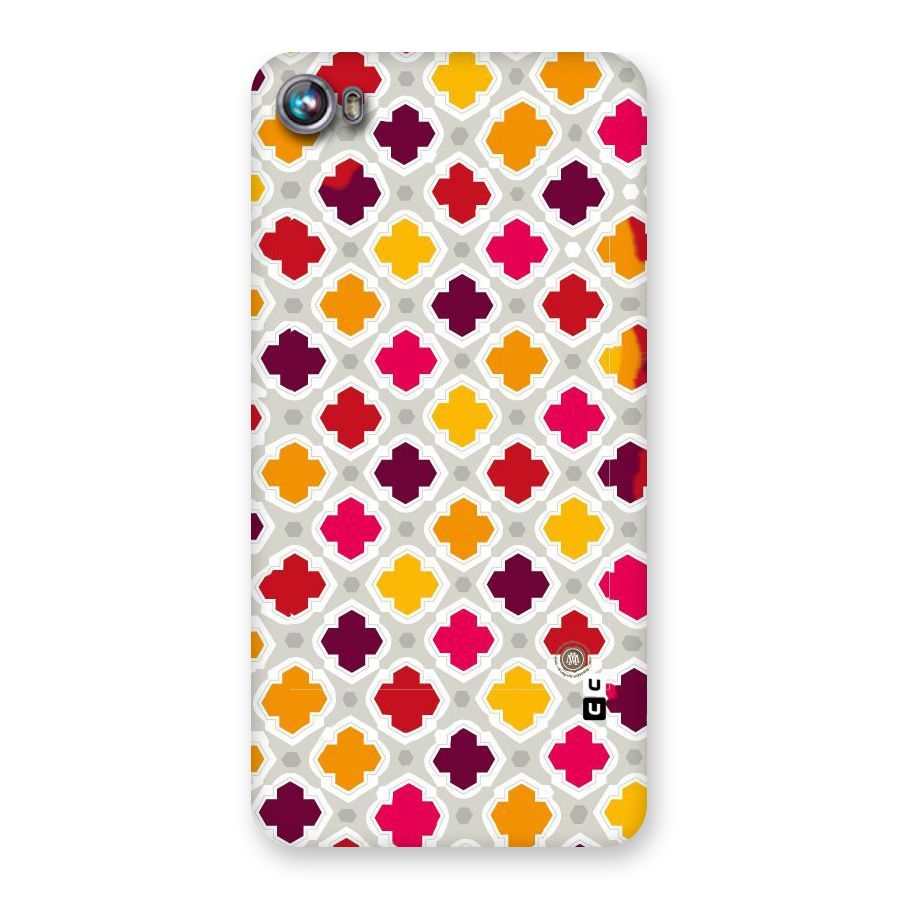 Bright Pattern Back Case for Micromax Canvas Fire 4 A107