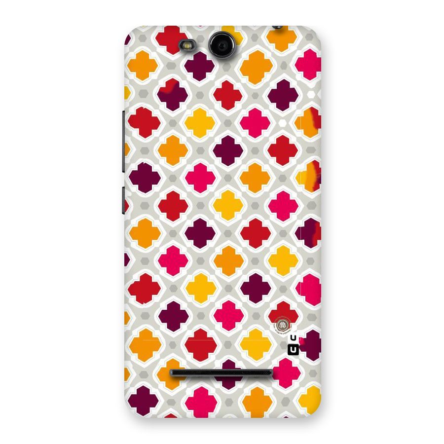 Bright Pattern Back Case for Micromax Canvas Juice 3 Q392
