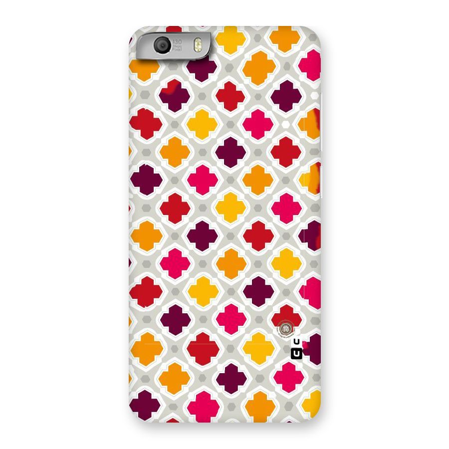Bright Pattern Back Case for Micromax Canvas Knight 2