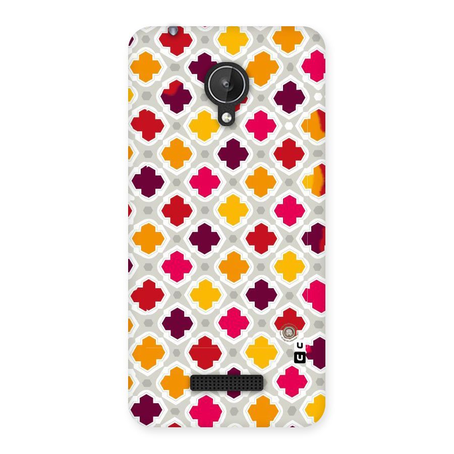 Bright Pattern Back Case for Micromax Canvas Spark Q380