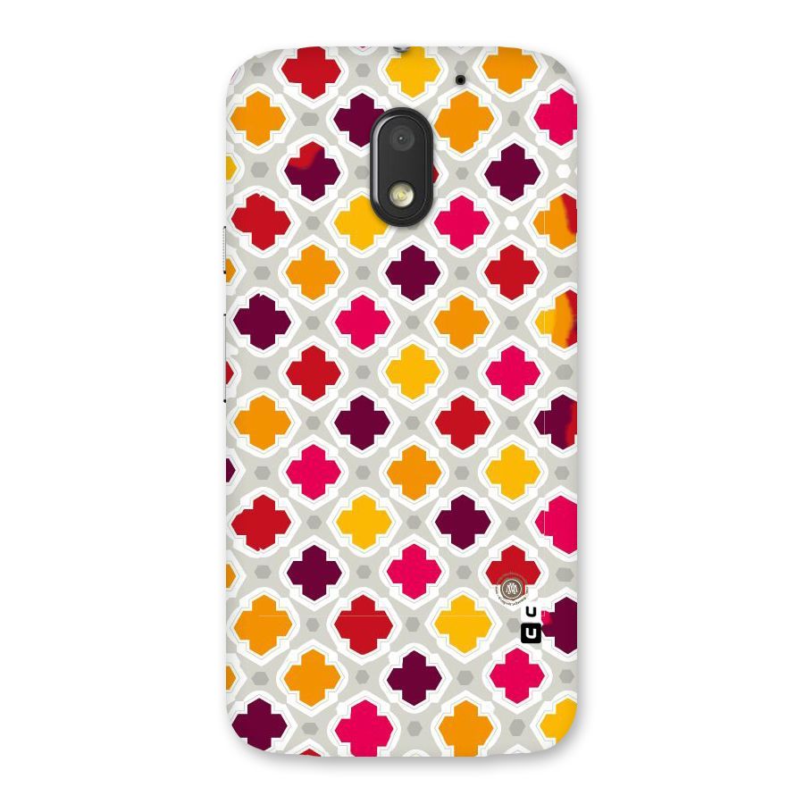 Bright Pattern Back Case for Moto E3 Power