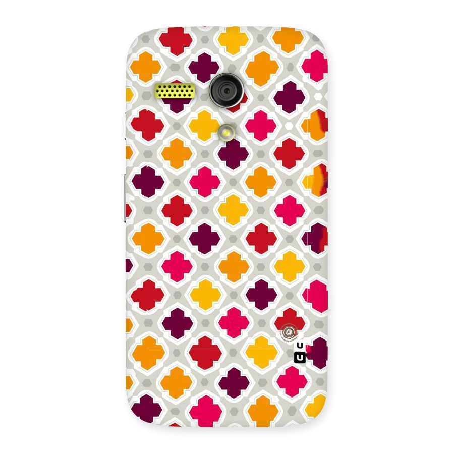 Bright Pattern Back Case for Moto G