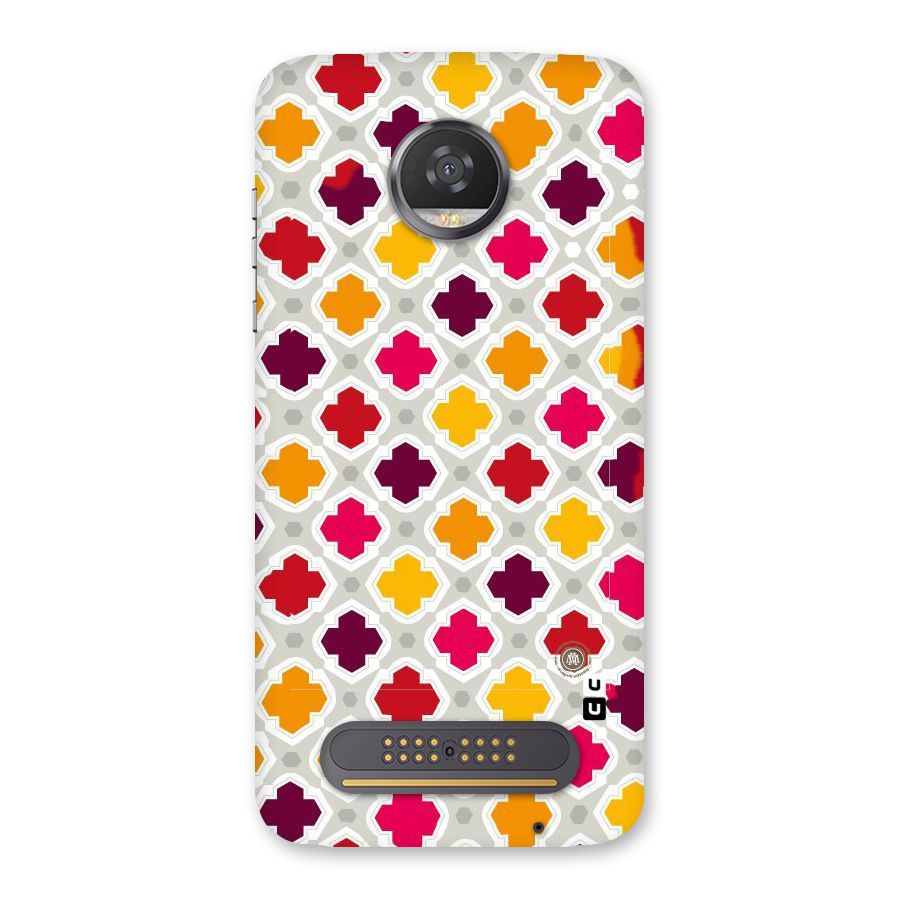 Bright Pattern Back Case for Moto Z2 Play